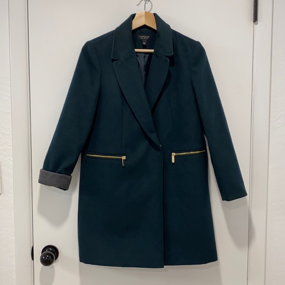 TopShop Women’s Peacoat - Picture 1 of 7